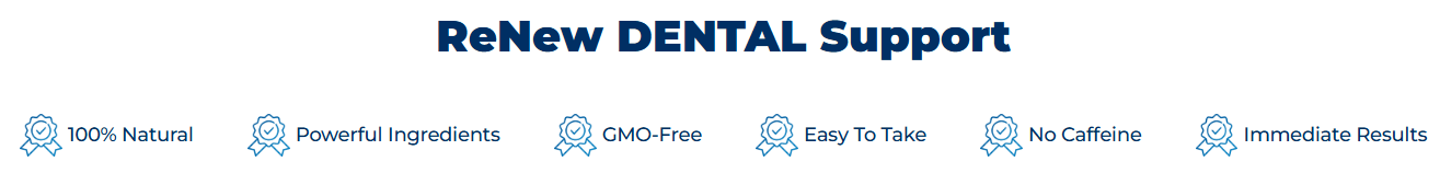 Renew Dental Support Certificates